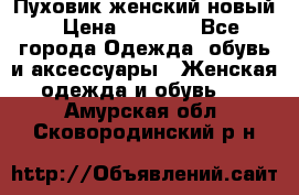 Пуховик женский новый › Цена ­ 2 600 - Все города Одежда, обувь и аксессуары » Женская одежда и обувь   . Амурская обл.,Сковородинский р-н